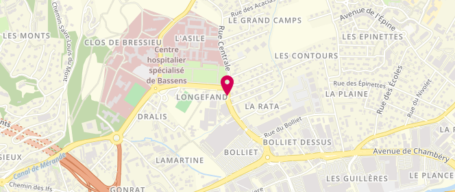 Plan de Carrefour Bassens, 21 Rue Centrale, 73000 Bassens