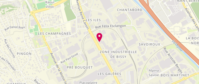 Plan de S A T M, 1327 Avenue de la Houille Blanche, 73000 Chambéry