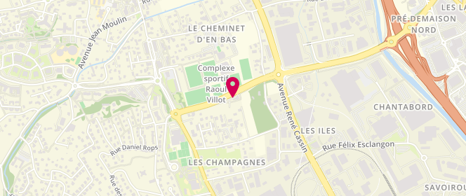 Plan de Eni la Motte Servolex, 330 Avenue Jean Rostand, 73290 La Motte-Servolex