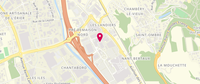 Plan de Carrefour Chamnord, 1097 Avenue des Landiers, 73000 Chambéry