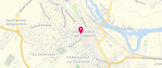 Plan de Carrefour Contact - Helacas, Place de la Gare - 3 Boulevard Gambetta, 16120 Châteauneuf-sur-Charente