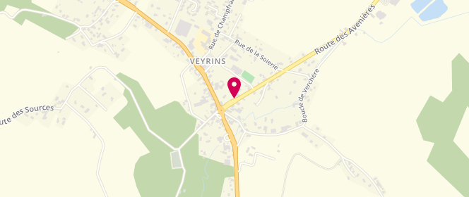 Plan de Colruyt DATS VEYRINS-THUELLIN, Route des Avenieres, 38630 Veyrins-Thuellin