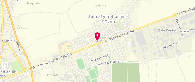 Plan de Access - TotalEnergies, Route de Corbas Route Départementale 149, 69360 Saint-Symphorien-d'Ozon