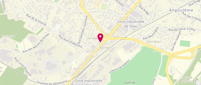 Plan de Access - TotalEnergies, 430 Route de Bordeaux, 16000 Angoulême