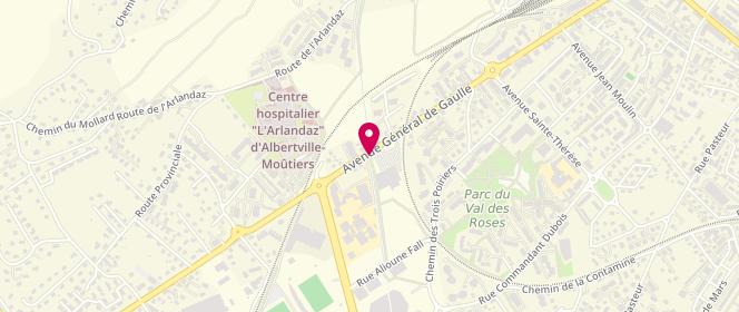 Plan de Carrefour Market, 89 Avenue Général de Gaulle, 73200 Albertville