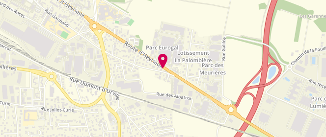 Plan de ESSO Saint-Priest Heyrieux, 119 Route d'Heyrieux, 69800 Saint-Priest
