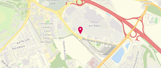 Plan de Auchan Saint Priest, Bld. André Boulloche, 69800 Saint-Priest