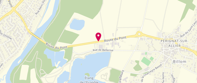 Plan de Intermarche Contact, Route de Cournon, 63800 Pérignat-sur-Allier