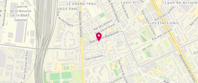 Plan de Station U, 38 Rue du Moulin à Vent, 69200 Vénissieux