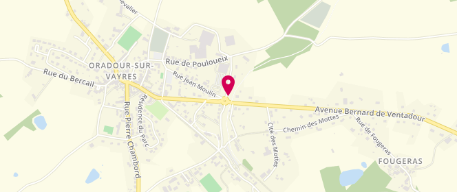 Plan de SAS Eliliano, 1 Rue Jean Segurel, 87150 Oradour-sur-Vayres