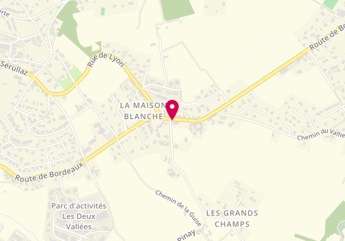 Plan de Esso Garage Rossandes, 61 Route de Bordeaux, 69670 Vaugneray