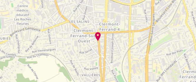Plan de Eni Agip Clermont Ferrand Rue Dormoy, Avenue Marx Dormoy, 63000 Clermont-Ferrand