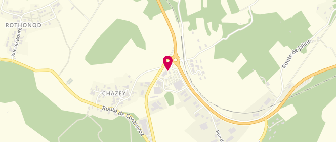 Plan de Intermarche Chazey Bons, Route Nationale 504 - Zone Industrielle de Penaye, 01300 Chazey-Bons