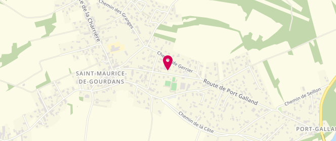 Plan de Access - TotalEnergies, Route de Port Galland, 01800 Saint-Maurice-de-Gourdans