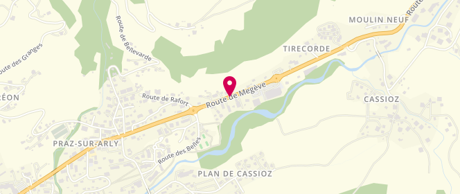 Plan de Intermarche Praz Sur Arly, Route de Megève, 74120 Praz-sur-Arly