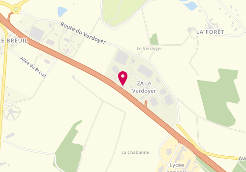 Plan de Access - TotalEnergies, Route Nationale 141, 87430 Verneuil-sur-Vienne