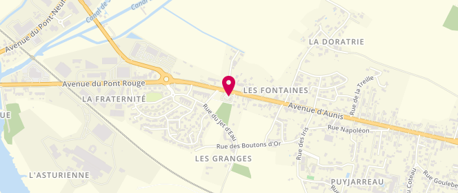 Plan de Access - TotalEnergies, 109 Avenue d'Aunis, 17430 Tonnay-Charente