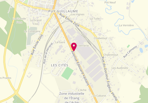Plan de Access - TotalEnergies, 31 Avenue Edouard Vaillant, 63290 Puy-Guillaume