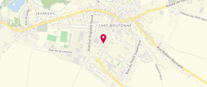 Plan de Intermarche Chef Boutonne, 6 Avenue Louis Doignon, 79110 Chef-Boutonne