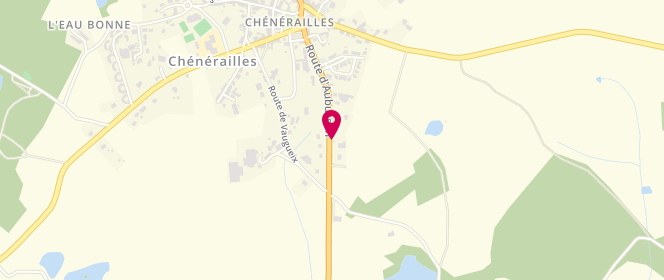 Plan de Carrefour Express Chenerailles, 7 Route d'Aubusson, 23130 Chénérailles