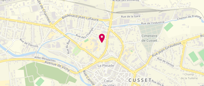 Plan de Carrefour, Rue des Peupliers, 03300 Cusset