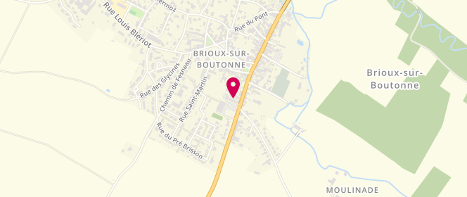 Plan de Intermarche Brioux Sur Boutonne, Avenue de Royan, 79170 Brioux-sur-Boutonne