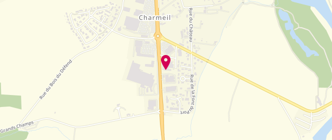 Plan de TotalEnergies Charmeil, 19 Route de Saint-Pourçain, 03110 Charmeil