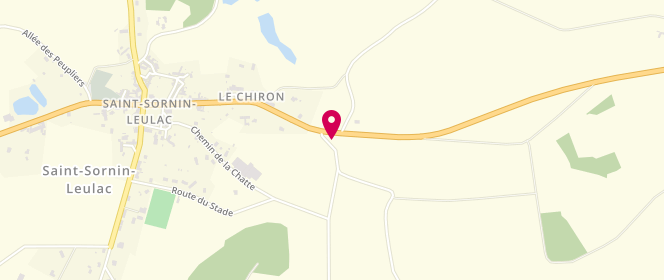 Plan de Station-Essence Intercommunale, Route de Lavergne, 87290 Saint-Sornin-Leulac