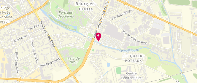 Plan de Carrefour Bourg en Bresse, Boulevard Charles de Gaulle, 01000 Bourg-en-Bresse
