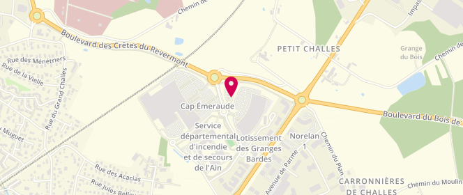 Plan de Station Service E. Leclerc, Avenue Francois Pignier, 01000 Bourg-en-Bresse