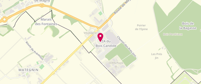 Plan de Centre E.leclerc, Route de Meyrin, 01210 Ferney-Voltaire