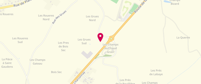 Plan de Station E.leclerc Bessines, Route de la Rochelle, Lieu-Dit "Les Grues", 79000 Bessines