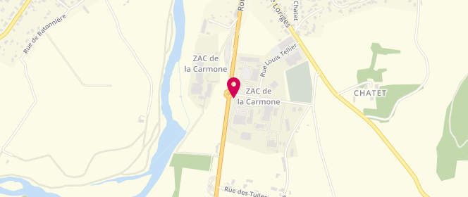 Plan de Colruyt DATS ST POURCAIN SUR SIOULE, Route de Gannat, 03500 Saint-Pourçain-sur-Sioule