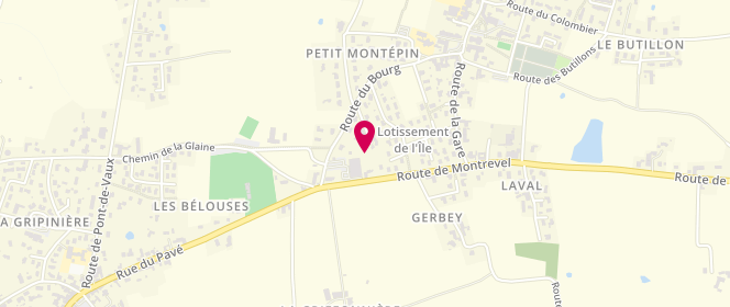 Plan de Colruyt DATS BAGE LA VILLE, 1 Route du Bourg, 01380 Bâgé-la-Ville