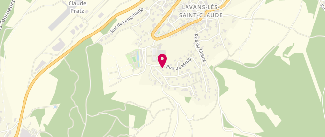 Plan de Avia Lavans, Rue du Cret du Bief, 39170 Lavans-lès-Saint-Claude