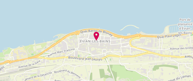 Plan de Carrefour market EVIAN, 7 Avenue des Bocquies, 74500 Évian-les-Bains