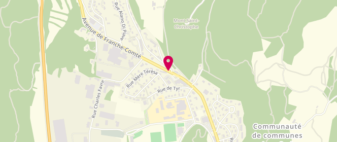 Plan de Colruyt DATS MOIRANS, Avenue de Franche Comté, 39260 Moirans-en-Montagne