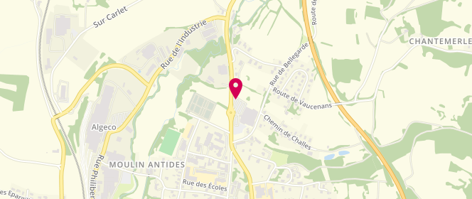 Plan de Saint Amour Distribution, 2 Avenue de Franche-Comté, 39160 Saint-Amour