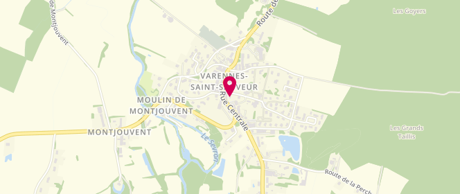 Plan de Avia Mecacenter, 540 Route des Charmettes, 71480 Varennes-Saint-Sauveur
