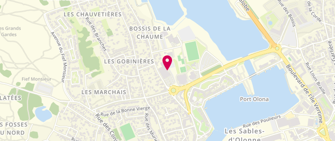 Plan de Super U LA CHAUME, 68 Rue Joseph Bénatier, 85100 Les Sables-d'Olonne