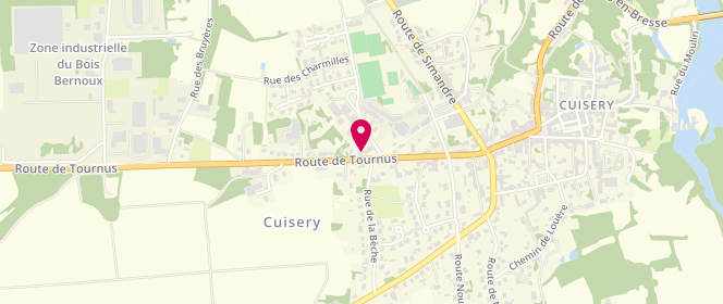 Plan de Colruyt DATS CUISERY, Route de Tournus, 71290 Cuisery