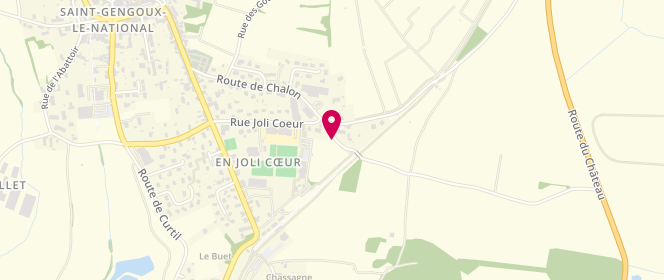 Plan de Avia ST GENGOUX LE NATIONAL, Route de Chalon, 71460 Saint-Gengoux-le-National