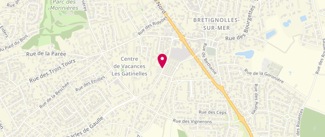 Plan de Super U BRETIGNOLLES, Avenue de Verdun, 85470 Bretignolles-sur-Mer