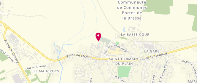 Plan de Avia Xpress, Place du Marche, 71370 Saint-Germain-du-Plain