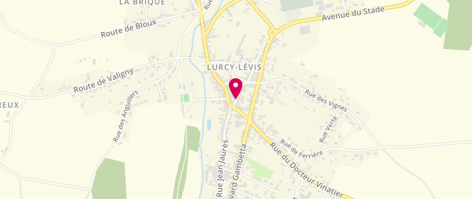 Plan de Avia Xpress, Route de Moulins, 03320 Lurcy-Lévis