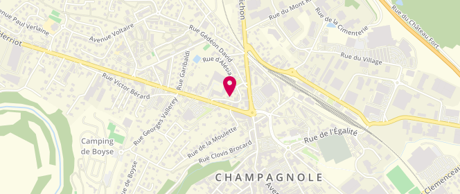Plan de Colruyt DATS CHAMPAGNOLE, Avenue Edouard Herriot, 39300 Champagnole