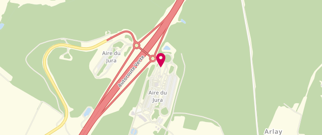 Plan de Eni Agip Aire du Jura A39, Aire du Jura, 39140 Arlay