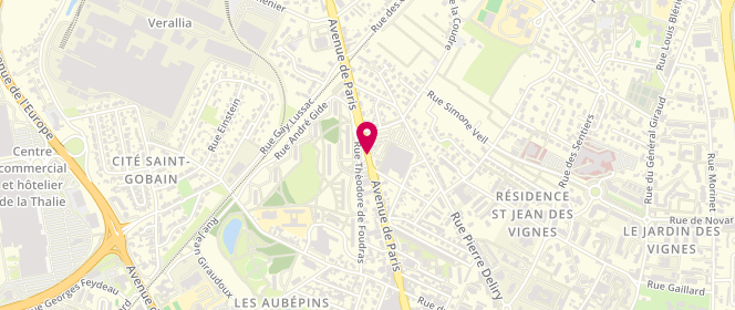 Plan de Carrefour Chalon Nord, 144 Avenue de Paris, 71100 Chalon-sur-Saône