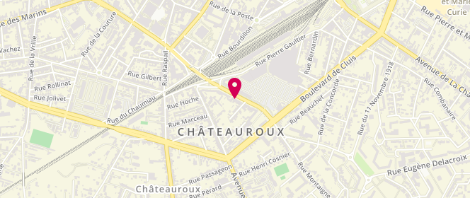 Plan de Auchan Chateauroux, Route de Montluçon, 36000 Châteauroux