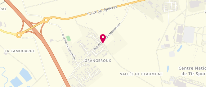 Plan de Carrefour Market, Zone Aménagement du Grand Deols, 36130 Déols